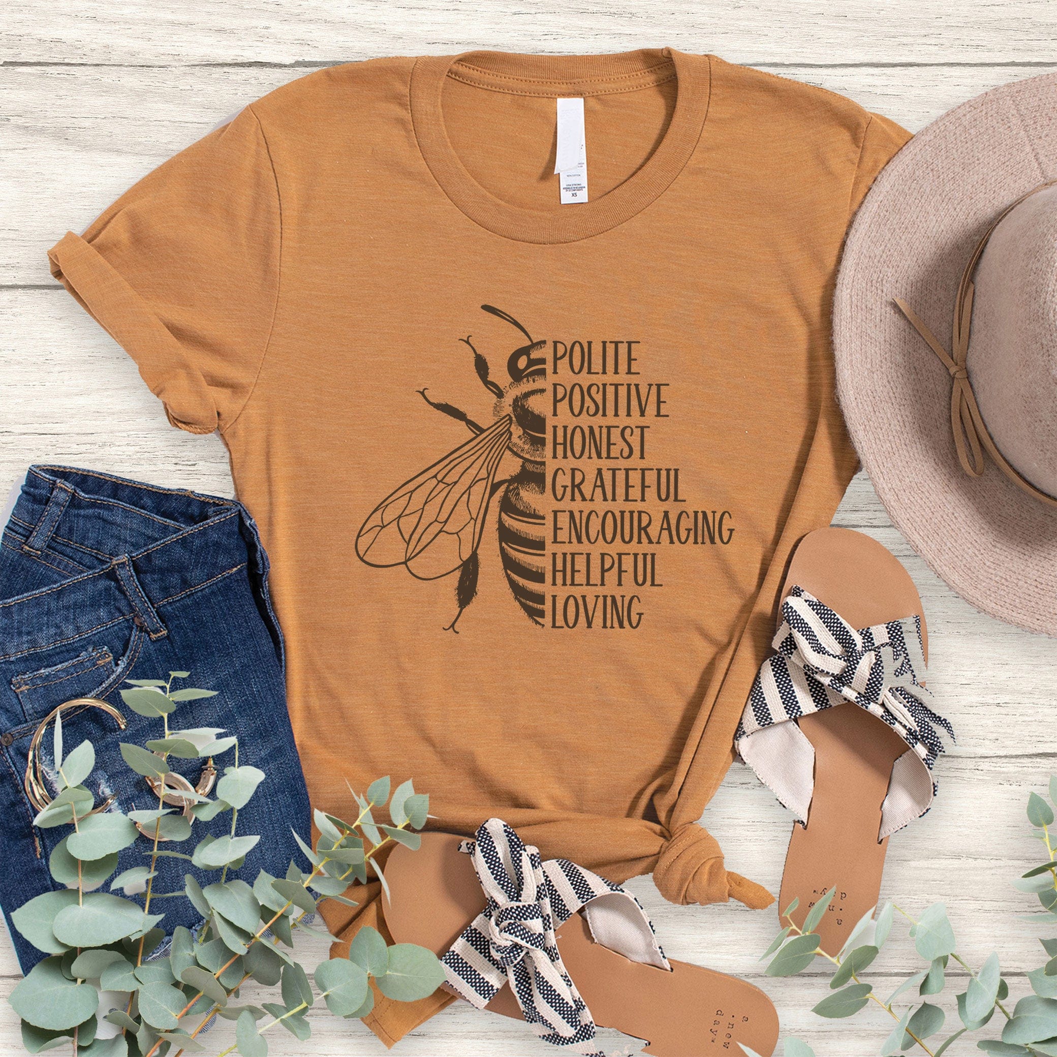 Bee List Tee5431 - Stylish Graphic T-Shirt for Men & Women | Trendy Casual Wear for Everyday Outfits, Street Fashion & Summer Looks