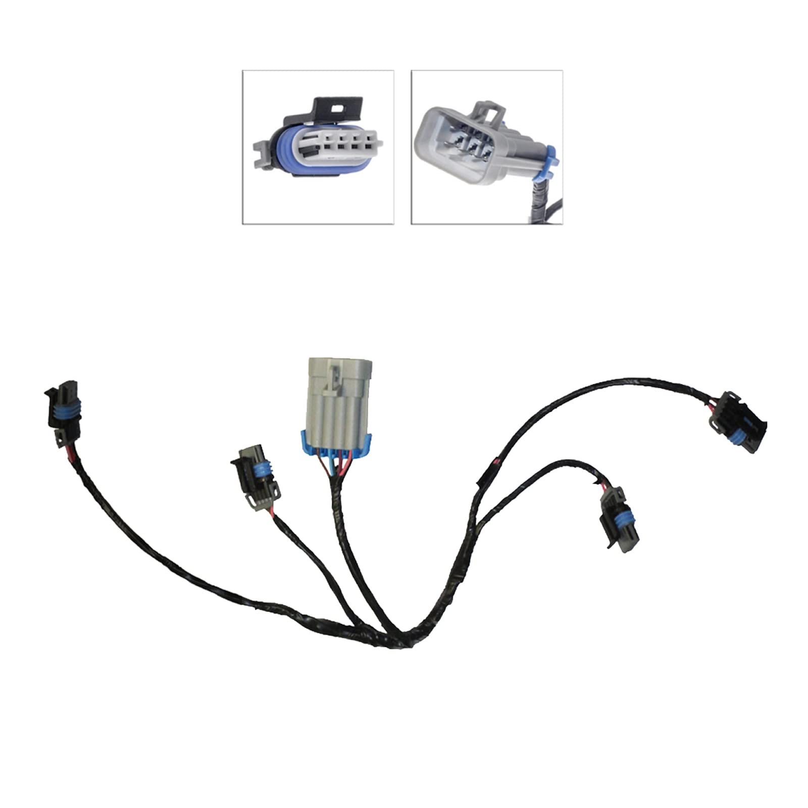 4 ADP Ignition Coils + 4 Champion Spark Plugs + Herko Bracket & Harness + 4 Herlux Spark Plug Wires with Heat Shield - Complete Tune-Up Kit for Ford, Chevy, Dodge - Improve Engine Performance & Fuel Efficiency