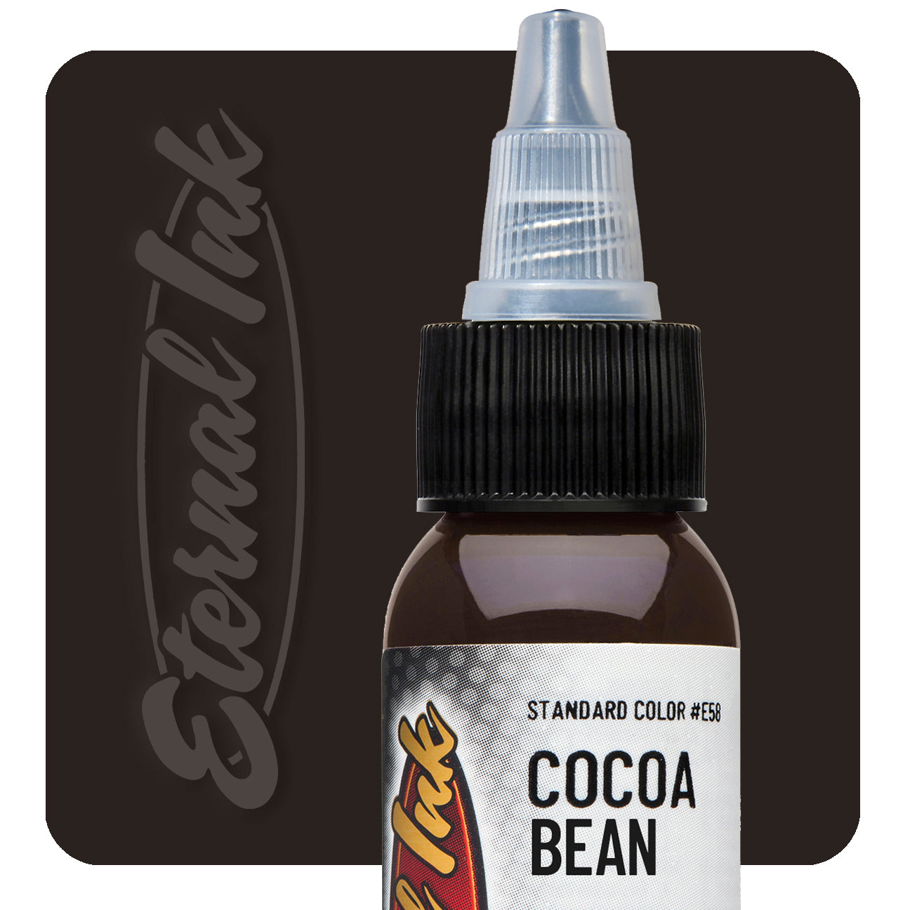 Eternal Cocoa Bean Ink - Premium Natural Black Ink for Calligraphy, Tattoos & Art - Perfect for Artists, Tattooists & Craft Lovers