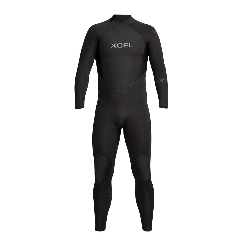 XCEL Men's Axis 4/3mm Back Zip Full Wetsuit - High Performance Stretch Neoprene for Easy Entry - Perfect for Surfing, Diving & Water Sports