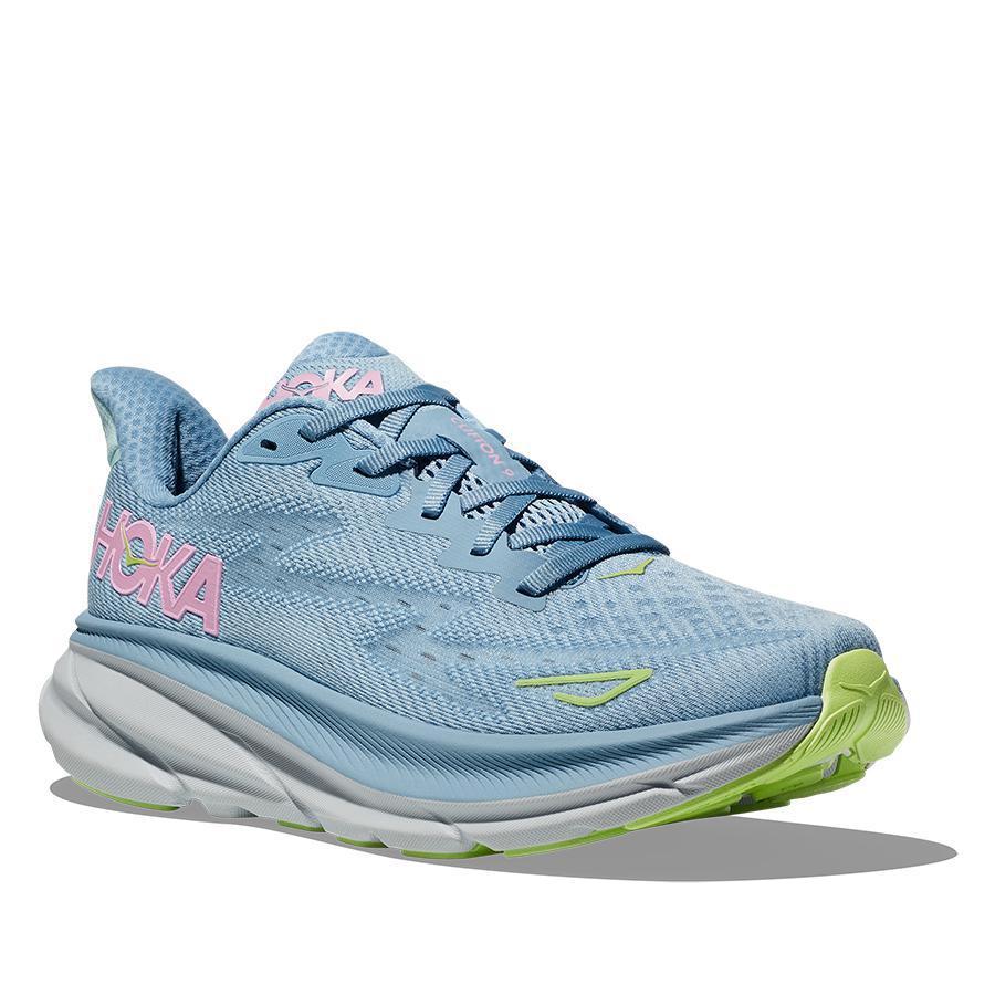 HOKA Women's Clifton 9 Running Shoes - Lightweight Cushioned Sneakers for Road Running, Jogging & Gym Workouts