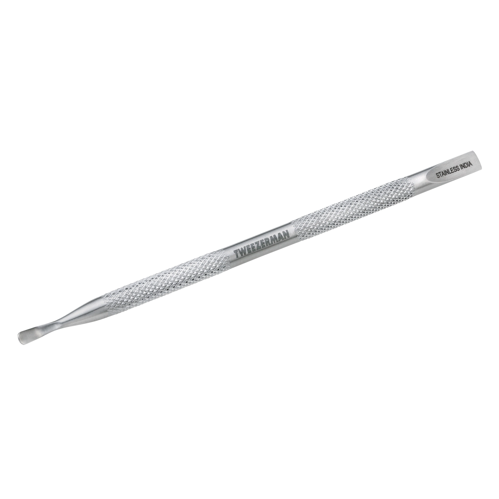 Tweezerman Stainless Steel Pushy & Nail Cleaner - Professional Cuticle Pusher & Nail Hygiene Tool for Manicure & Pedicure Care at Home or Salon