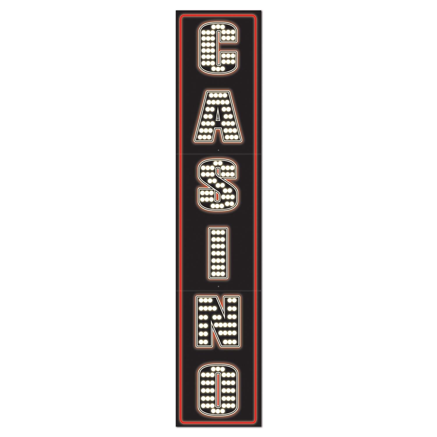 12 Pack Beistle Jointed Casino Pull Down Party Cutouts - Fun Casino Theme Decorations for Birthday Parties, Vegas Nights & Themed Events