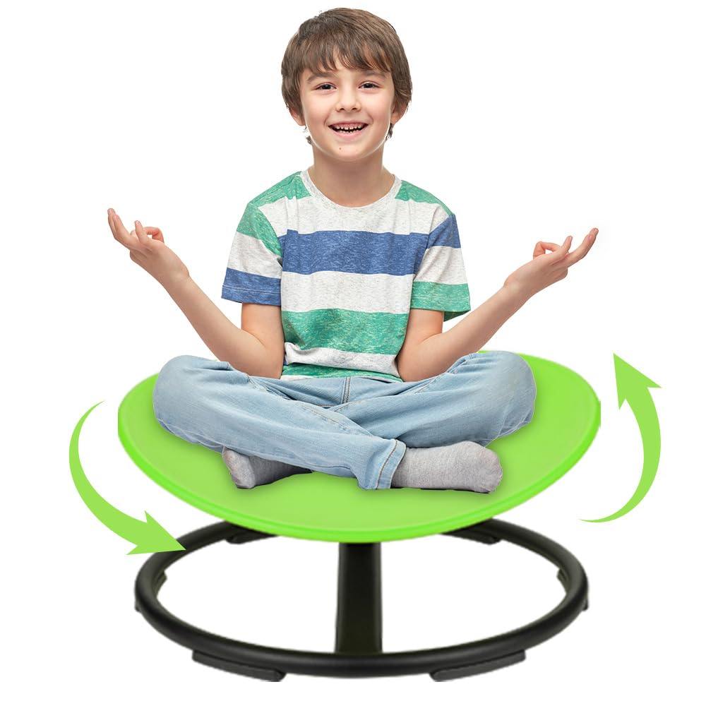 Sensory Spinning Chair for Kids with Autism & ADHD - Toddler Swivel Chair Sit & Spin Toy - Easter Birthday Gift for Boys & Girls - Calming Sensory Toy for Classroom & Home Use