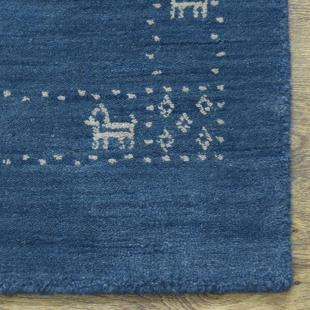 Homs Premium Hand Knotted Wool Rug - Soft & Durable Area Rug for Living Room, Bedroom, Office - Eco-Friendly Home Decor & Floor Covering
