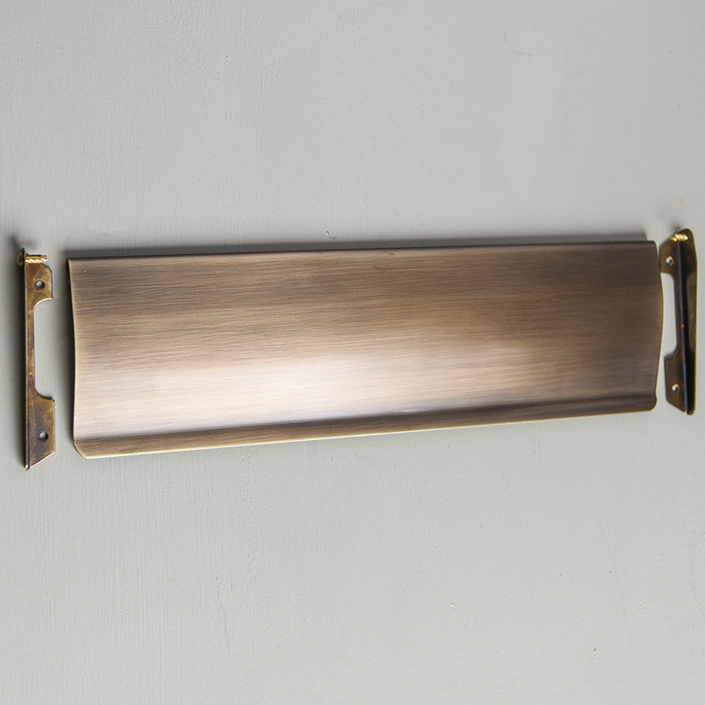 Vintage Brass Letter Organizer - Antique Style Desk Tray for Mail, Bills & Documents - Perfect for Home Office & Study Room Organization