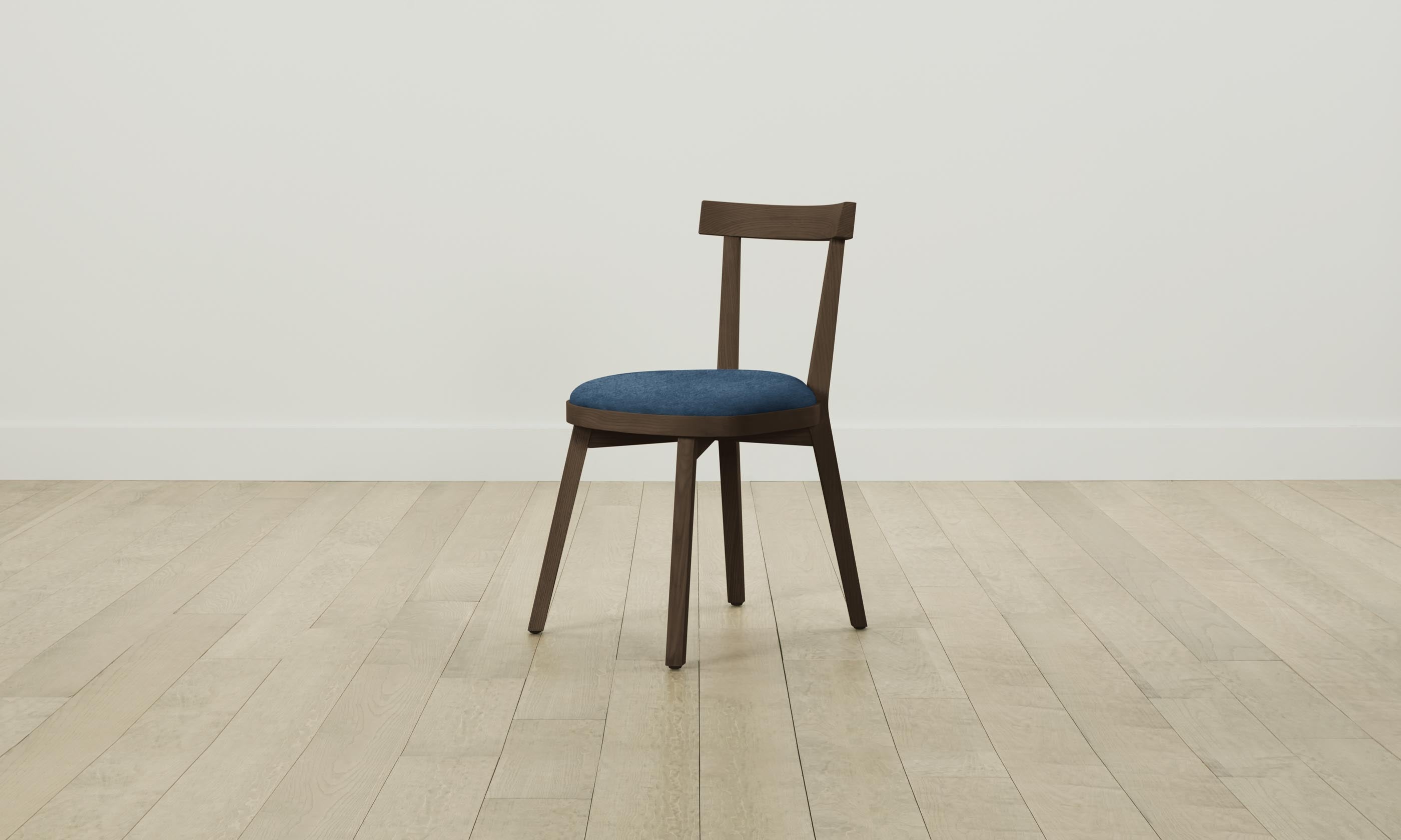 Allen Dining Chair - Performance Tweed Denim Upholstery - Modern Kitchen & Dining Room Furniture for Home & Office Use