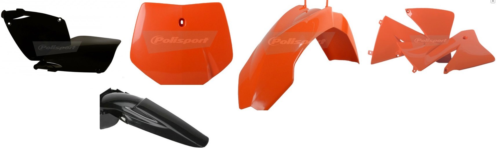 Polisport Plastic Kit OE Orange 90100 - High-Quality Replacement Body Kit for Dirt Bikes & ATVs | Perfect for Off-Road Racing & Trail Riding