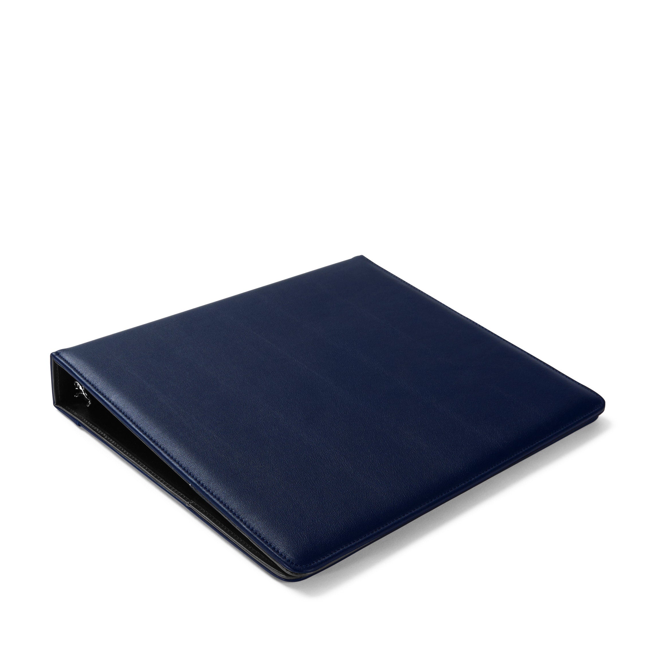 Premium Navy Blue 3-Ring Binder with Durable Cover - Ideal for School, Office & Organizing Documents