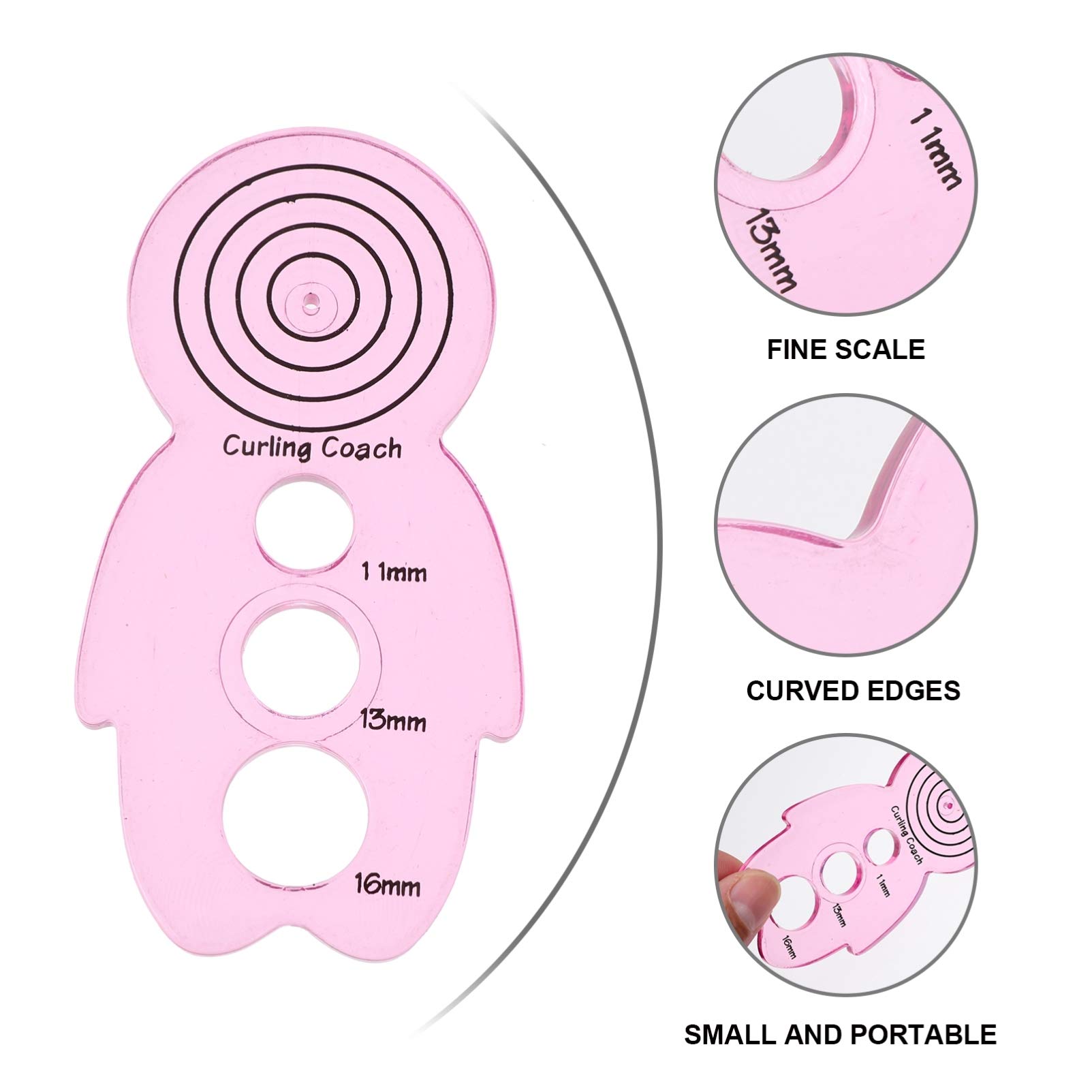 EXCEART 5-Piece Cute Doll-Shaped Paper Quilling Tool Set - Various Sizes for Origami, Paper Rolling & DIY Craft Projects - Perfect for Scrapbooking, Card Making & Home Decor