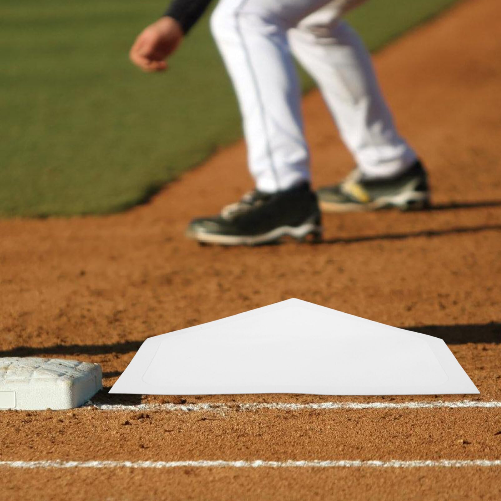 SUPVOX Baseball Home Plate Training Mat - Durable Artificial Turf Home Plate with Integrated Batting Area for Baseball & Softball Practice - Perfect for Backyard, Field & Indoor Training - Improve Hitting Skills & Fielding Drills