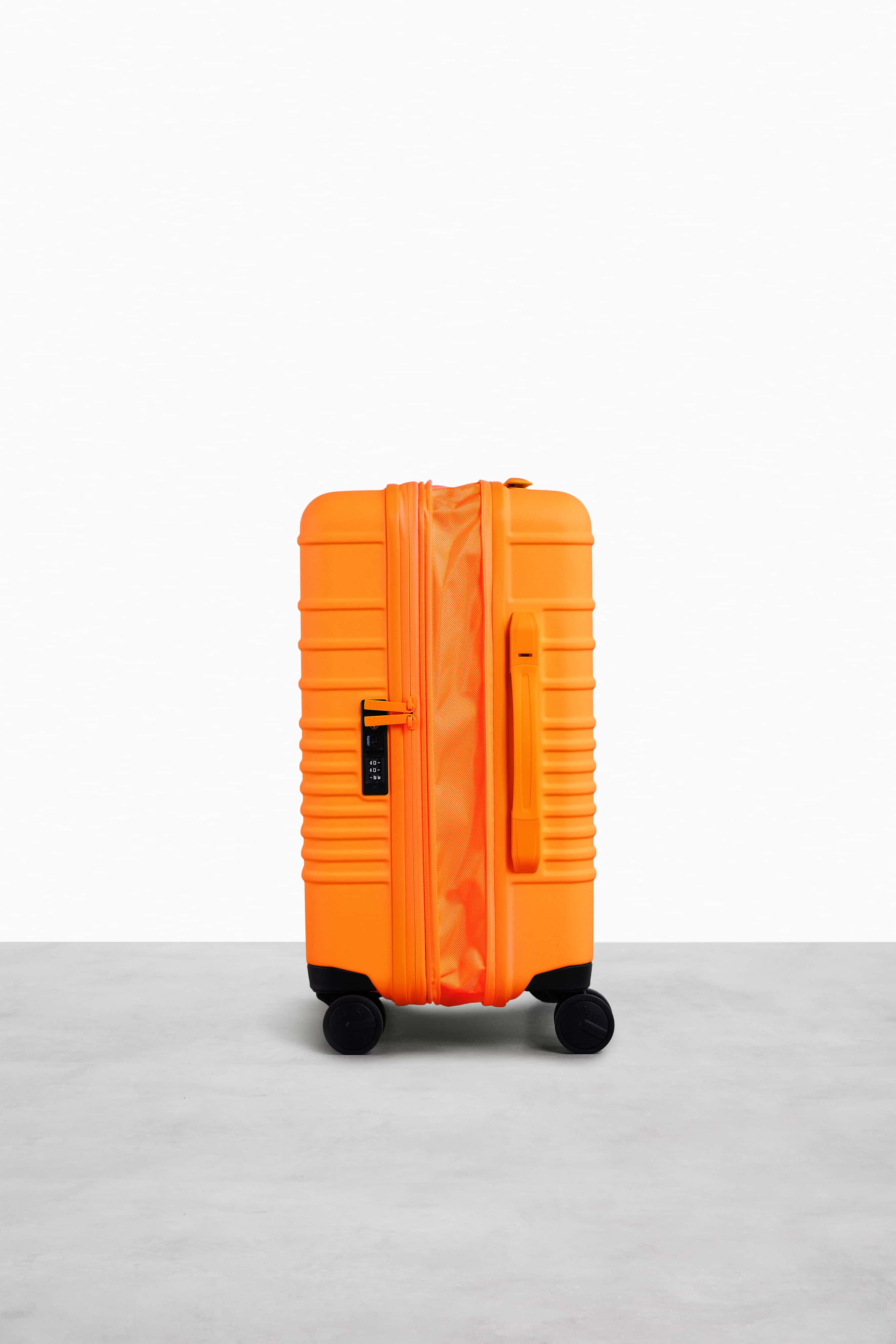Premium Creamsicle Carry-On Roller Luggage - Lightweight & Durable for Air Travel, Business Trips & Weekend Getaways