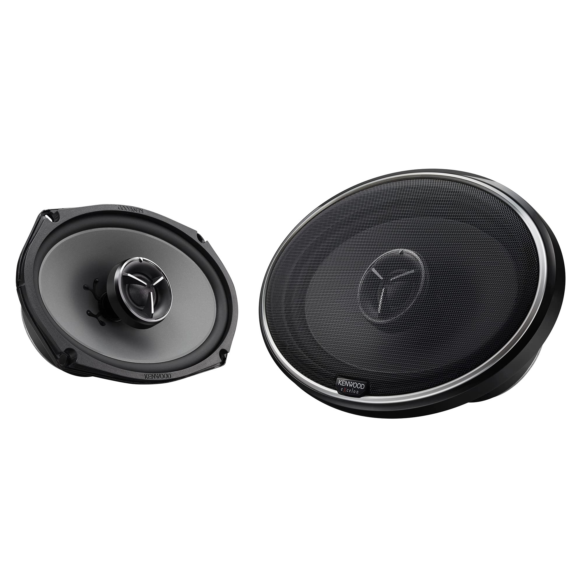 KENWOOD Excelon KFC-X694 6x9-Inch 2-Way Car Speakers - 300W Peak Power, Full Range, Shallow Mount for OEM Replacement, Ideal for Sedans, SUVs, and Trucks