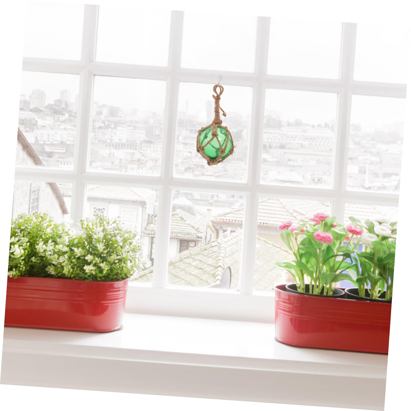 BESPORTBLE Decorative Glass Hanging Balls - Elegant Home Decor for Living Room, Bedroom & Outdoor Spaces - Perfect for Tennis, Fishing Floats & Crafts - Stylish Pendant Light & Household Ornaments