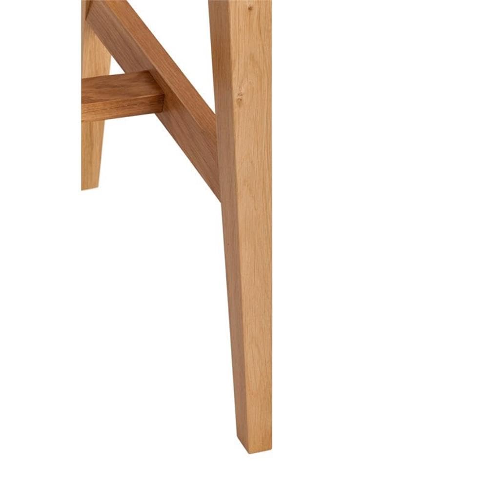 Modern 3-Piece Wood Barstool Set in Oak & White - Home Square - Perfect for Kitchen Islands, Breakfast Bars & Home Decor