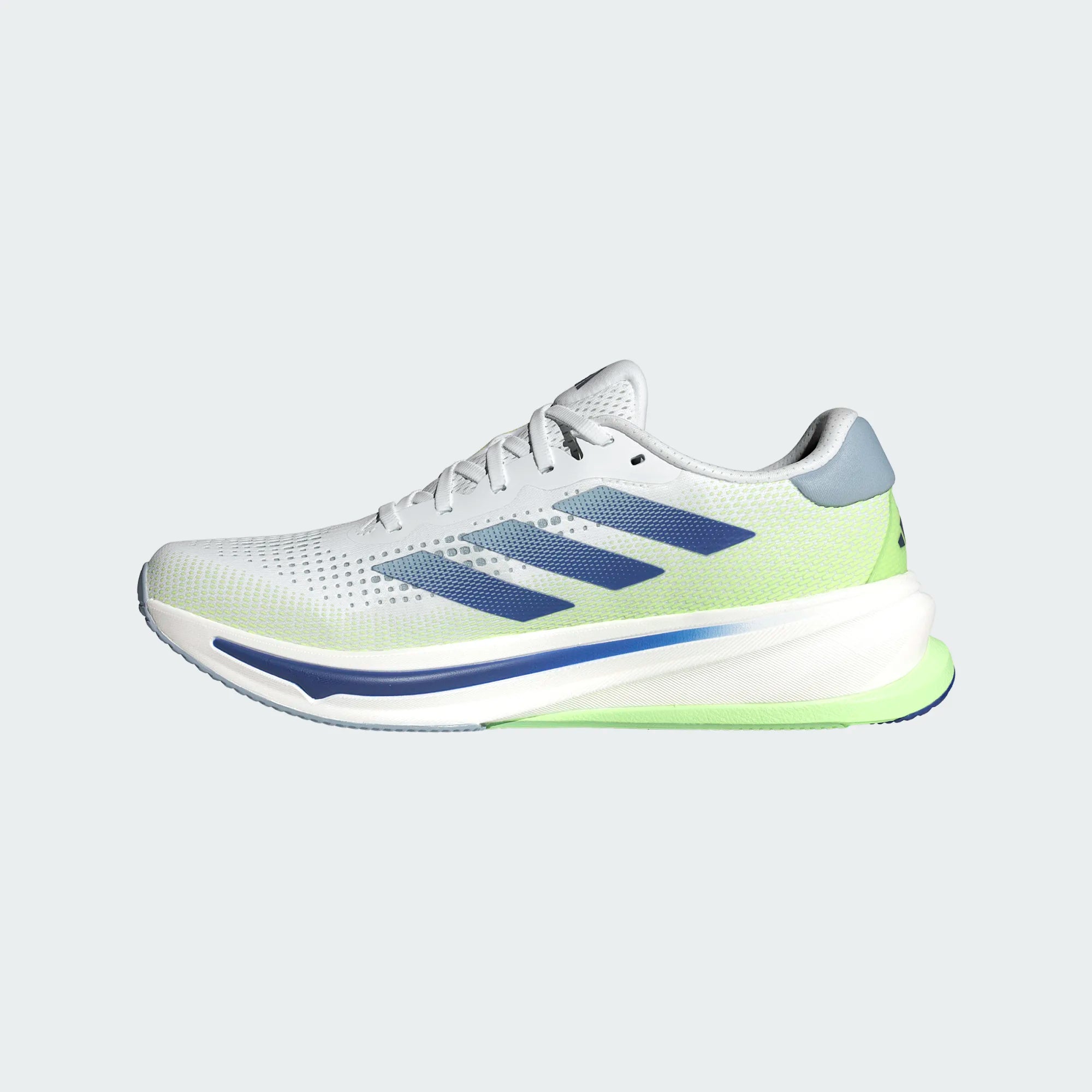 Men's Supernova Rise Running Shoes - Lightweight & Breathable (FTWWHT/WONBLU/GRESPA) for Jogging, Gym Workouts & Daily Wear