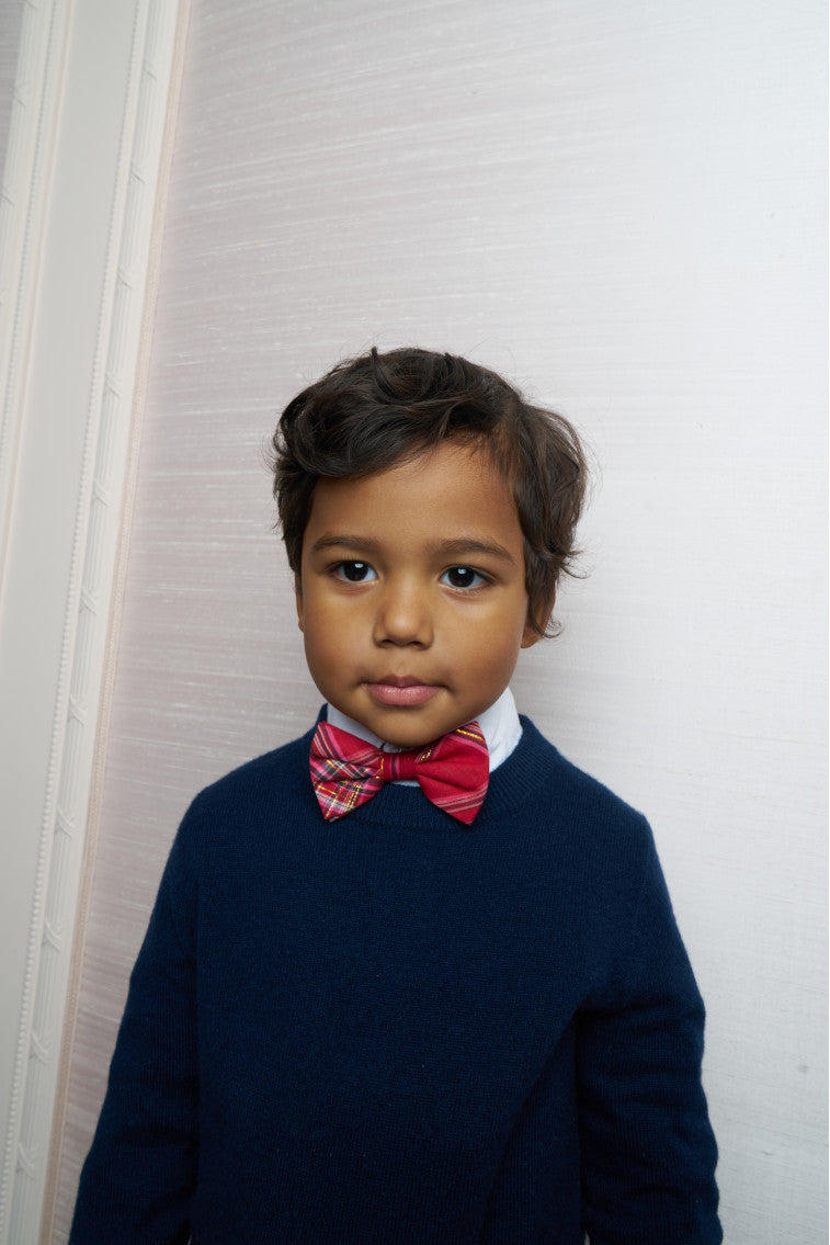 Kids Tartan Bow Tie - Adjustable & Stylish for Boys & Girls - Perfect for Weddings, Parties & School Events