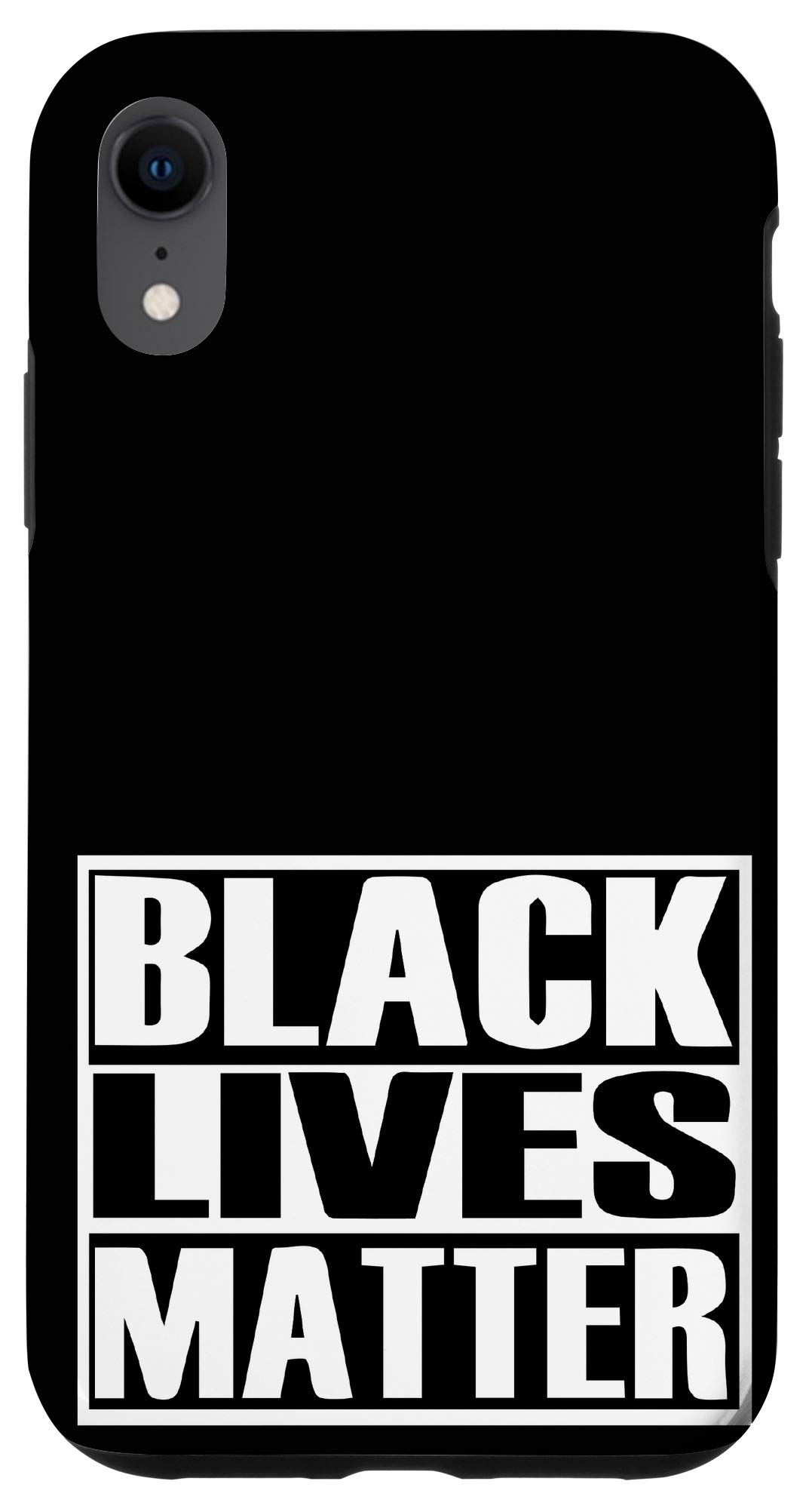 Black Lives Matter iPhone XR Case - Shockproof Protective Cover for Men & Women - Perfect for Daily Use, Work, and Social Activism