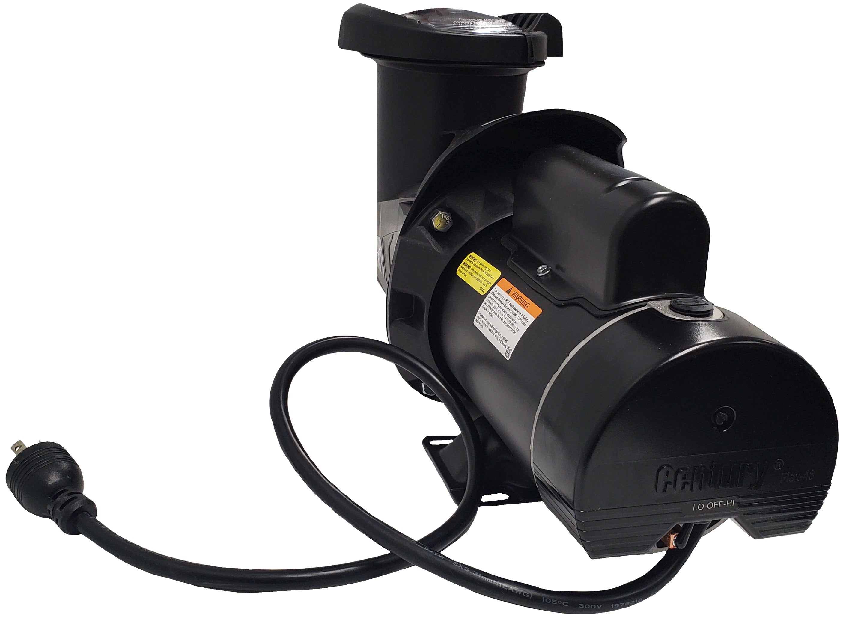 1.5 HP 2 Speed Sharkjet Series Horizontal Discharge Above Ground Pump - Heavy Duty Water Transfer for Pools, Irrigation & Flood Control
