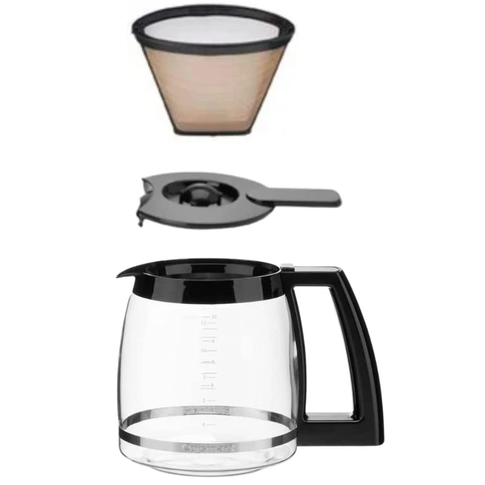 Refurbished Cuisinart Single Serve & 12-Cup Coffee Maker with Warranty - Perfect for Home, Office & Small Businesses