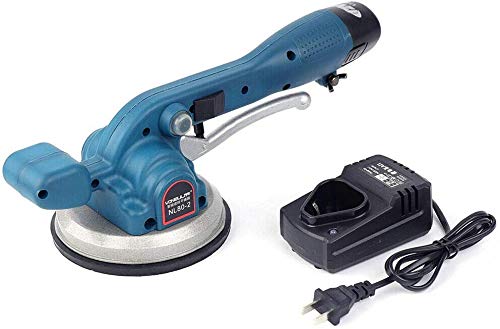 Automatic Handheld Tile Leveling Machine with Heavy Duty Casters - Professional & Home Tiling Tool with Aluminum Suction Cup & 2 Batteries - Perfect for DIY Projects, Floor Installation, and Wall Tiling