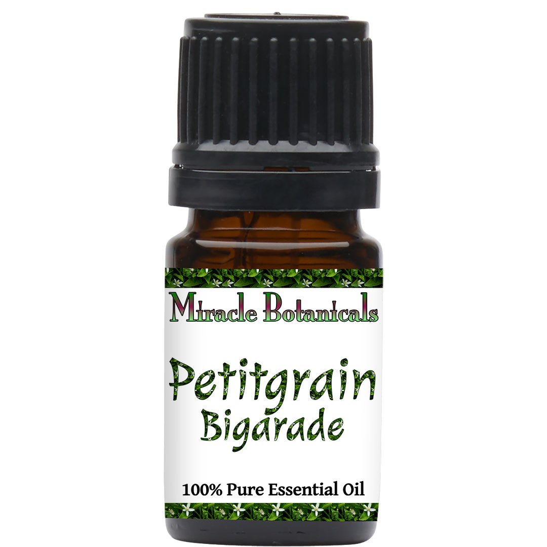 Pure Petitgrain Essential Oil from Bigarade Orange (Citrus Aurantium) - 100% Natural Aromatherapy Oil for Relaxation, Stress Relief & Skin Care | Perfect for Diffusers, Massage & DIY Beauty Products