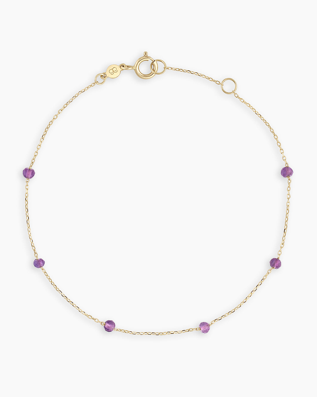 Newport Birthstone Bracelet - Sterling Silver Zodiac Charm Bracelet for Women - Perfect Gift for Birthday, Anniversary & Mother's Day - Ideal for Everyday Wear & Special Occasions