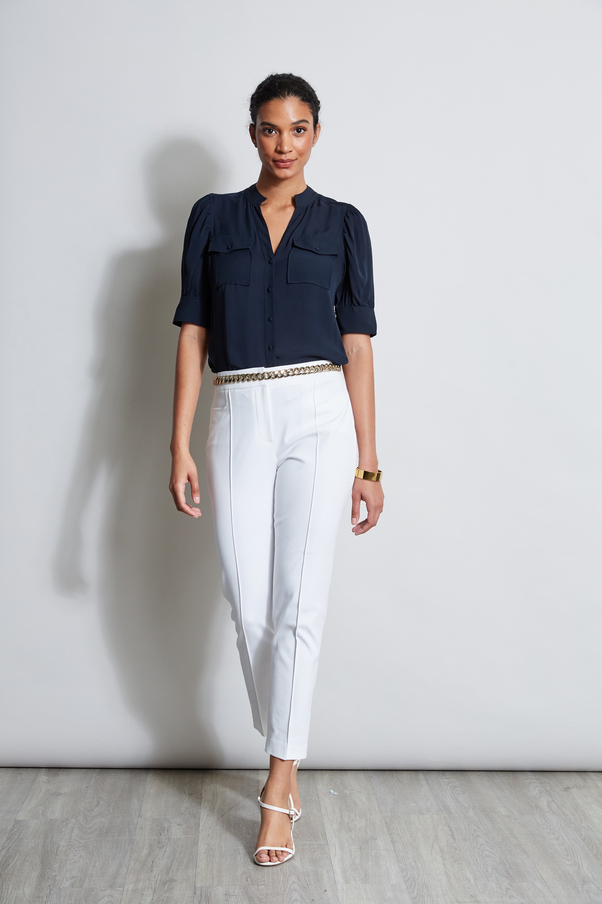 Premium Short Sleeve Silk Utility Shirt for Men & Women - Breathable & Comfortable Casual Wear for Office, Travel & Summer Outfits
