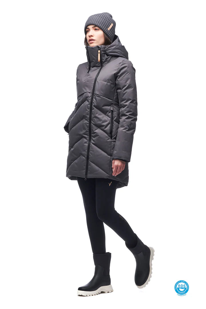 AYABA III Women's Winter Coat - Stylish & Warm Outerwear for Cold Weather | INDJ0011 | Perfect for Work, Travel & Everyday Wear
