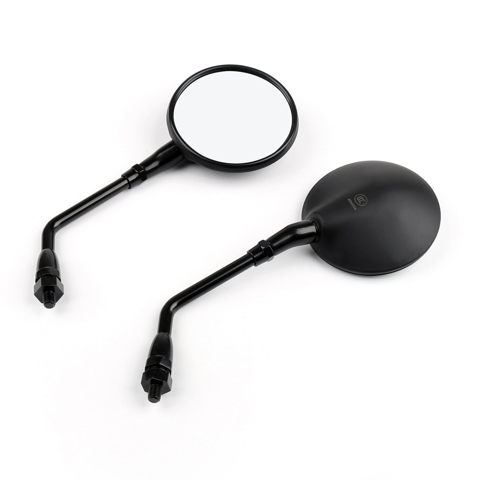 Honda CB400SS VT750 CBF500 04-05 Universal Motorcycle Side Mirrors - 1 Pair, Adjustable Rearview Mirrors for Enhanced Safety & Style - Perfect for City Commuting & Highway Riding