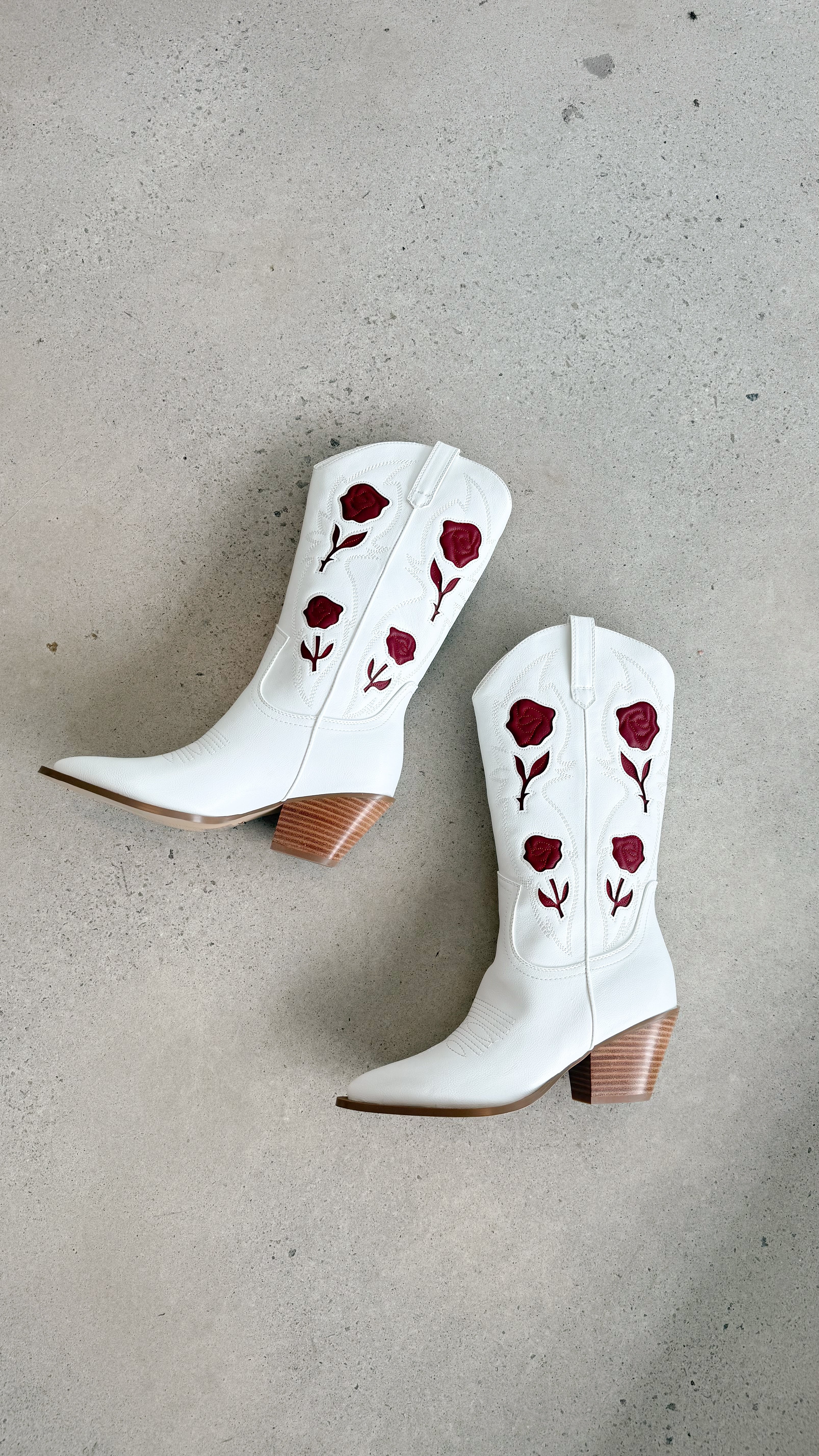 Arden Boots - Women's White Garnet Leather Ankle Boots for Casual & Dressy Outfits | Comfortable & Stylish Fall & Winter Footwear