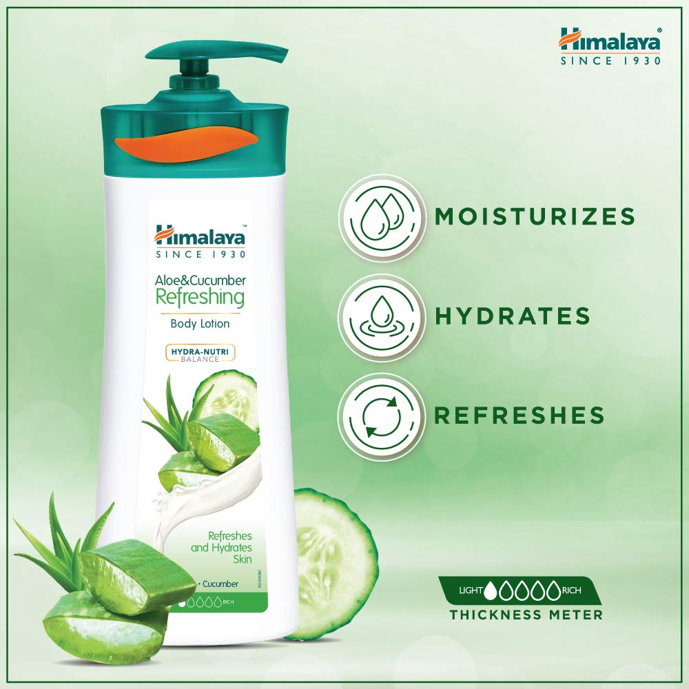 Himalaya Herbals Purifying Neem Face Wash 200ml & Aloe Cucumber Refreshing Body Lotion 400ml - Natural Skincare Set for Acne Control & Hydration | Perfect for Daily Face Cleansing & Body Moisturizing