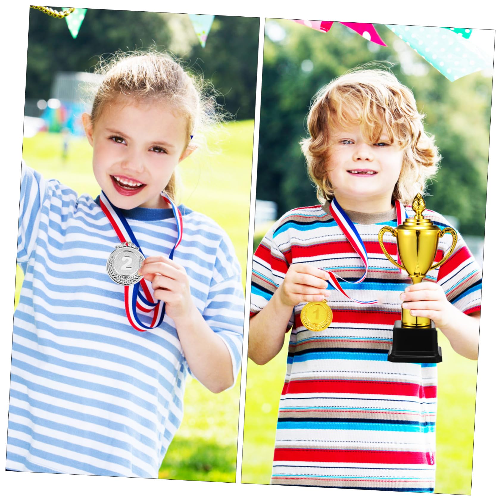 SUPVOX Plastic Award Trophy - Gold Prize Cup Toy for Kids, Sports, School Rewards & Party Games - Perfect for Competitions, Achievements & Fun Events