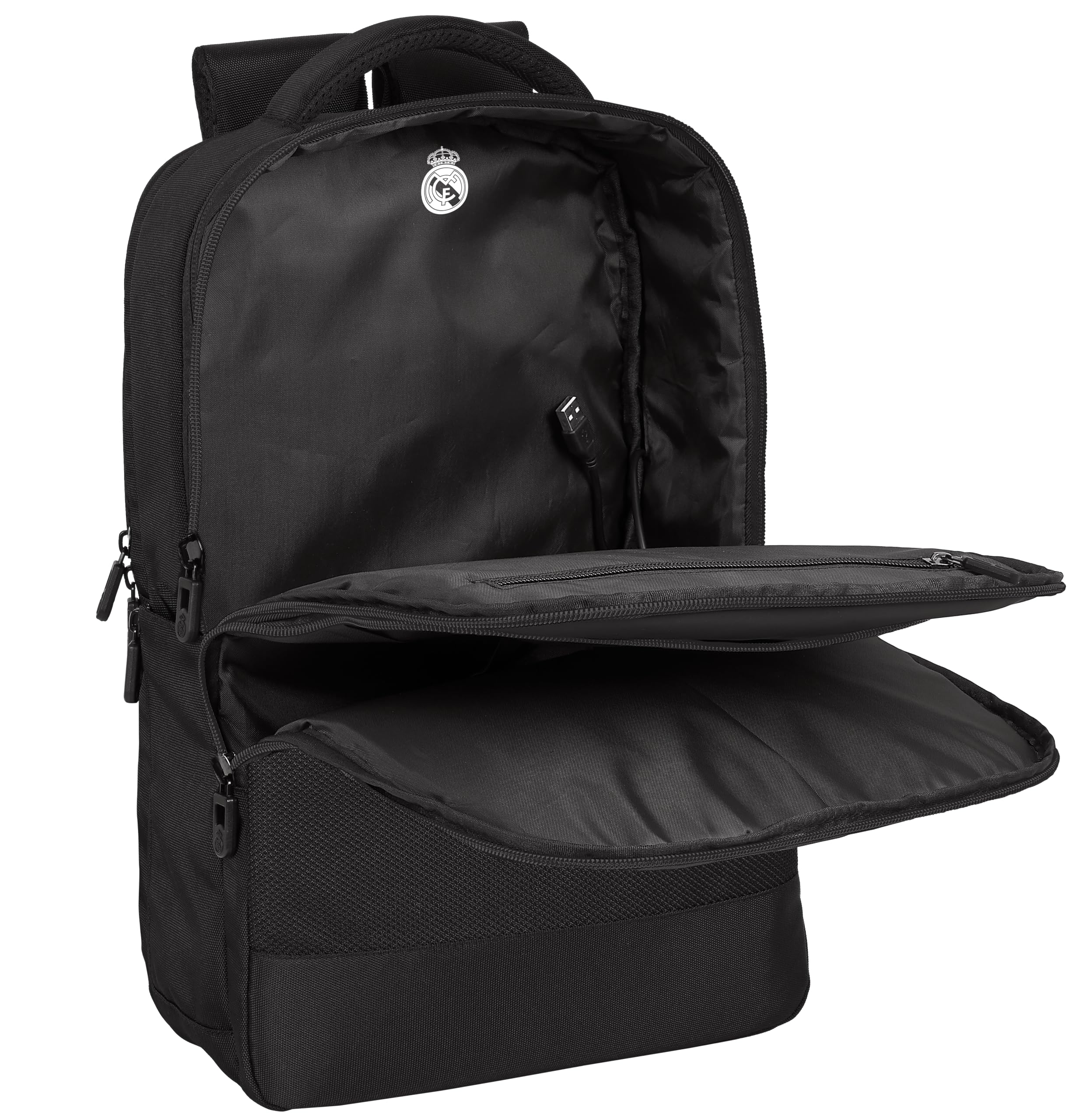 Premium Real Madrid Laptop Backpack for 15.6