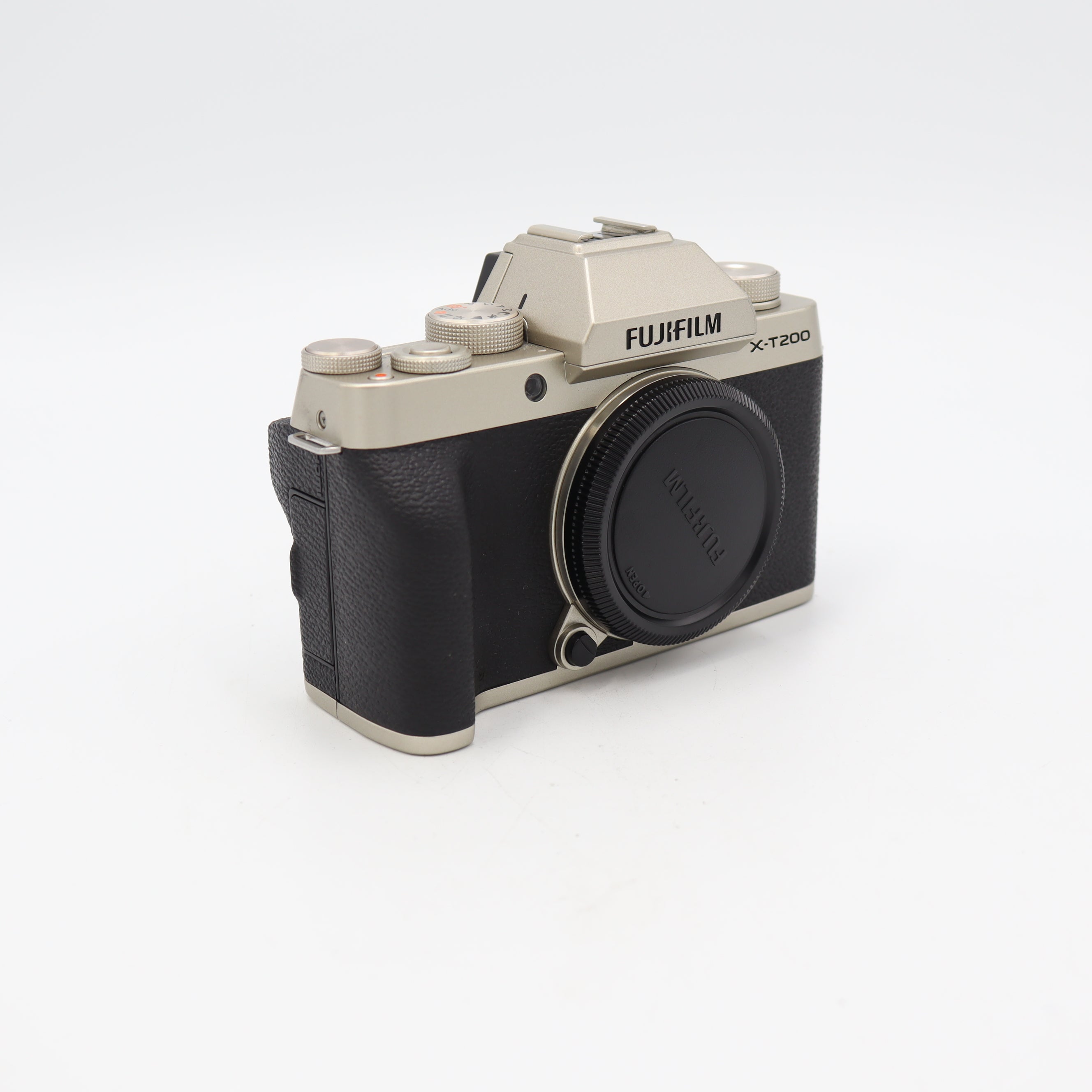 FUJIFILM X-T200 Mirrorless Digital Camera Body - Champagne Gold (Used) | Perfect for Travel Photography & Vlogging