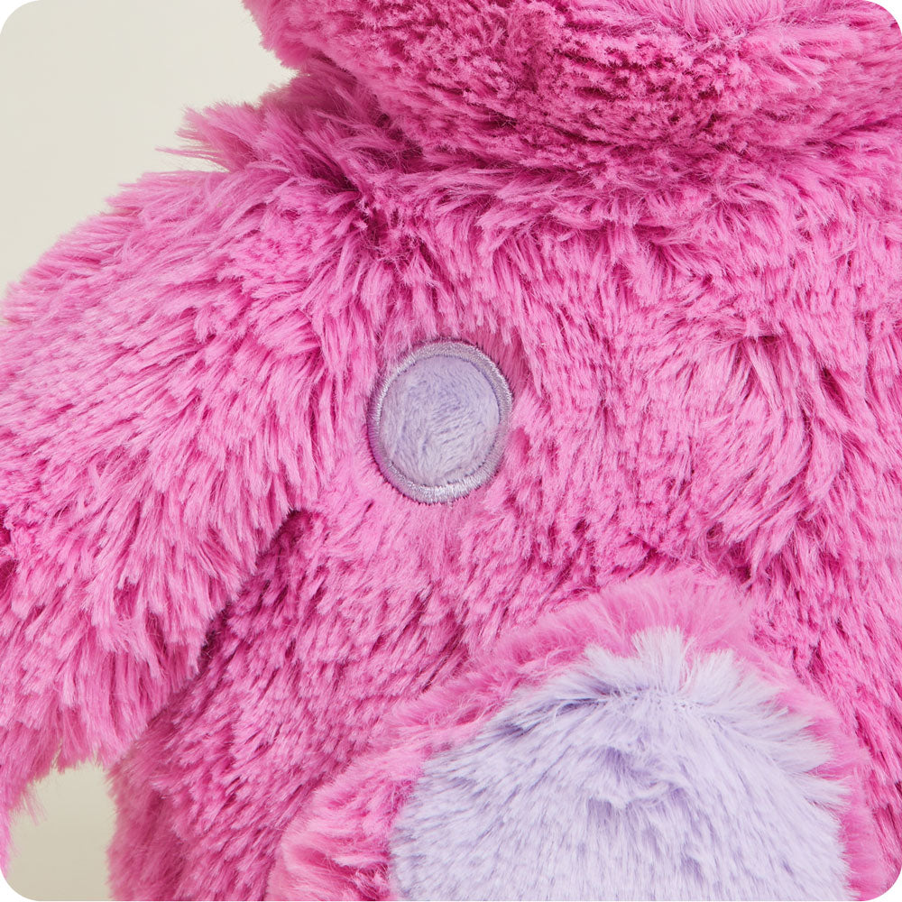 Pink Monster Warmies - Soft Plush Microwaveable Heating Pad for Kids & Adults - Perfect for Stress Relief, Anxiety, and Muscle Pain - Ideal for Home, Office, and Travel Use
