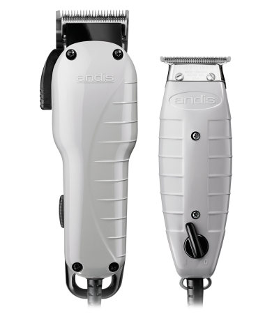 Professional Andis Barber Combo Set - Hair Clippers, Trimmer & Accessories for Men's Grooming - Perfect for Home Haircuts, Beard Trimming & Styling