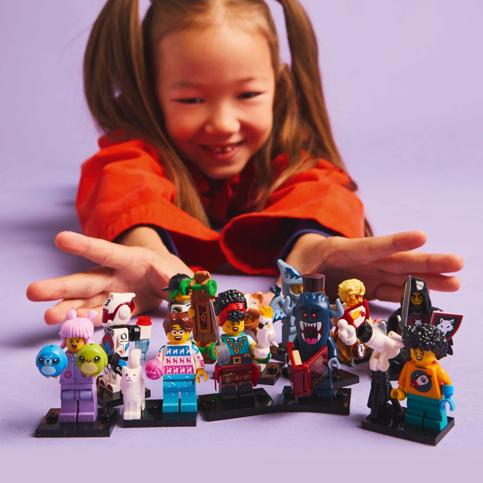 LEGO Minifigures Series 27 6-Pack - Collectible Blind Bag Mystery Minifigures for Kids Ages 5+ (12 Possible Characters) - Perfect Gift for Birthday Parties, Christmas & Playtime Fun - Building Toy Set 66795