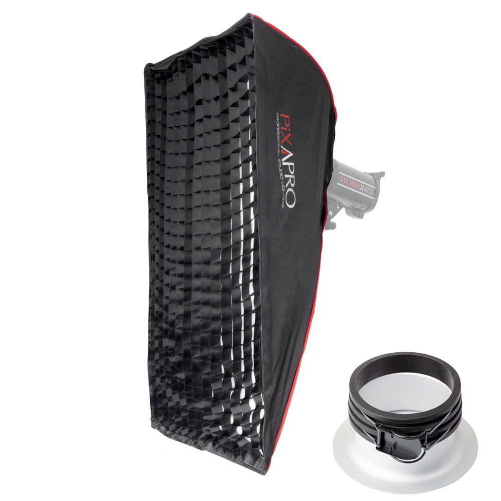 60cm x 120cm (23.6x47.2 Inch) Professional Asymmetrical Offset Softbox for Photography - Perfect for Studio, Portrait, and Product Lighting
