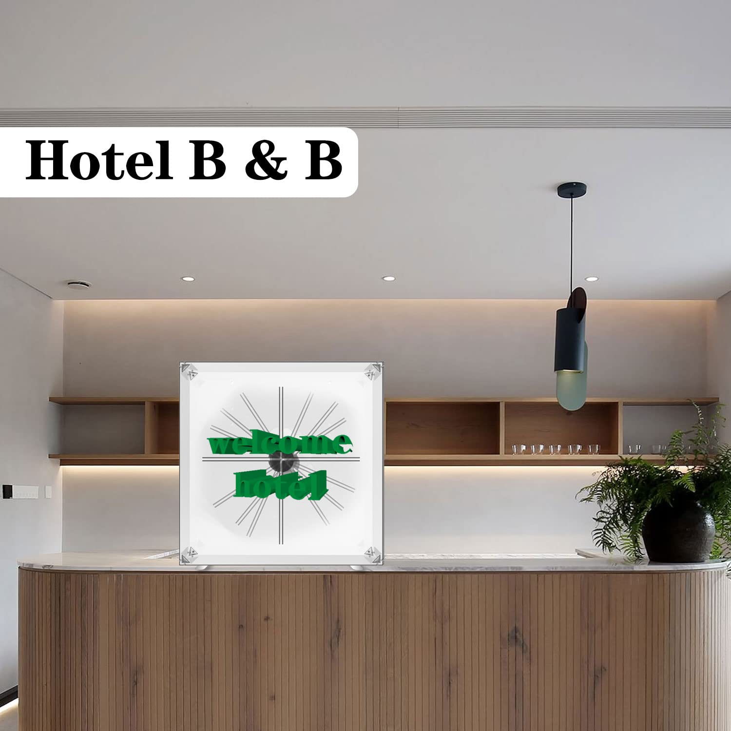 3D Hologram Fan Cover - High Transparency Acrylic Display Case for 16.5-22