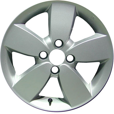 15 Inch Kia Rio OEM Wheel ALY074592 (2007-2011) Silver 529101G615 - Perfect Replacement for Kia Rio Sedan & Hatchback Models