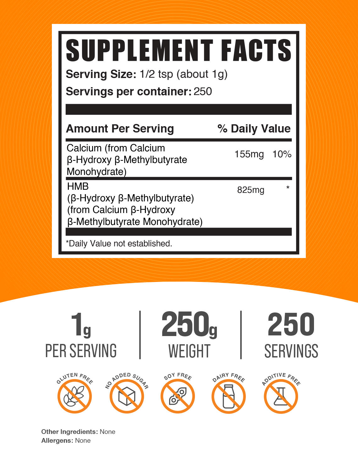 Premium Calcium HMB Powder Supplement - Muscle Recovery & Strength Support for Athletes & Fitness Enthusiasts | Pre/Post Workout, Bodybuilding & Active Lifestyle