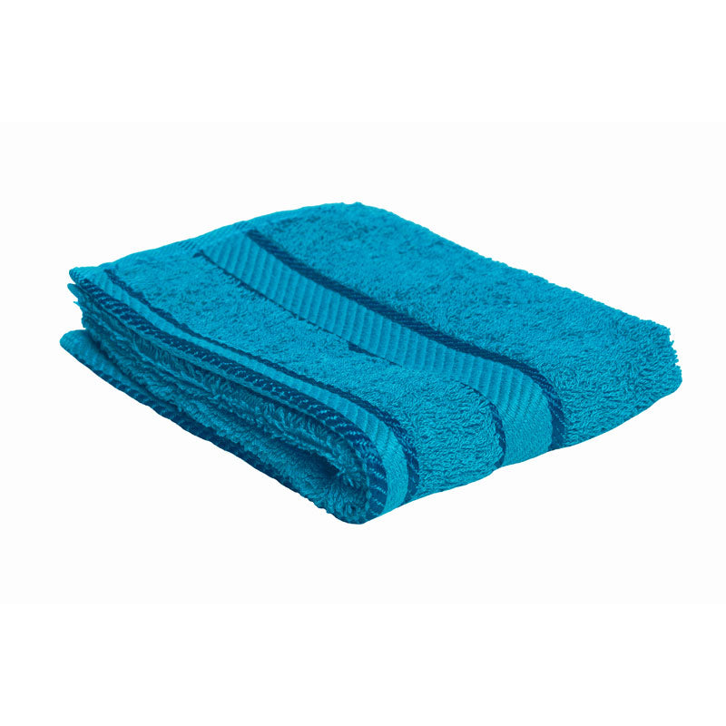 Premium 100% Cotton Bright Aqua Bath Towels & Face Washers - Soft, Absorbent & Quick-Drying for Spa, Beach & Home Use