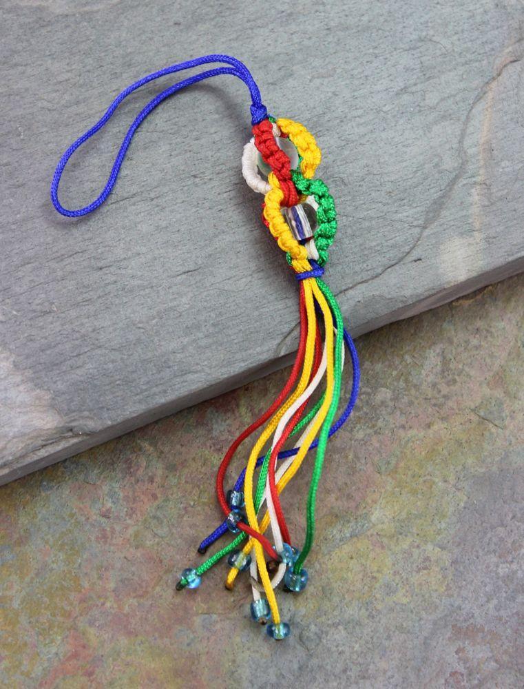 Handmade Tibetan Dorje for Meditation Mala & Car Mirror Hanging - Spiritual Buddhist Prayer Beads for Yoga, Mindfulness & Positive Energy