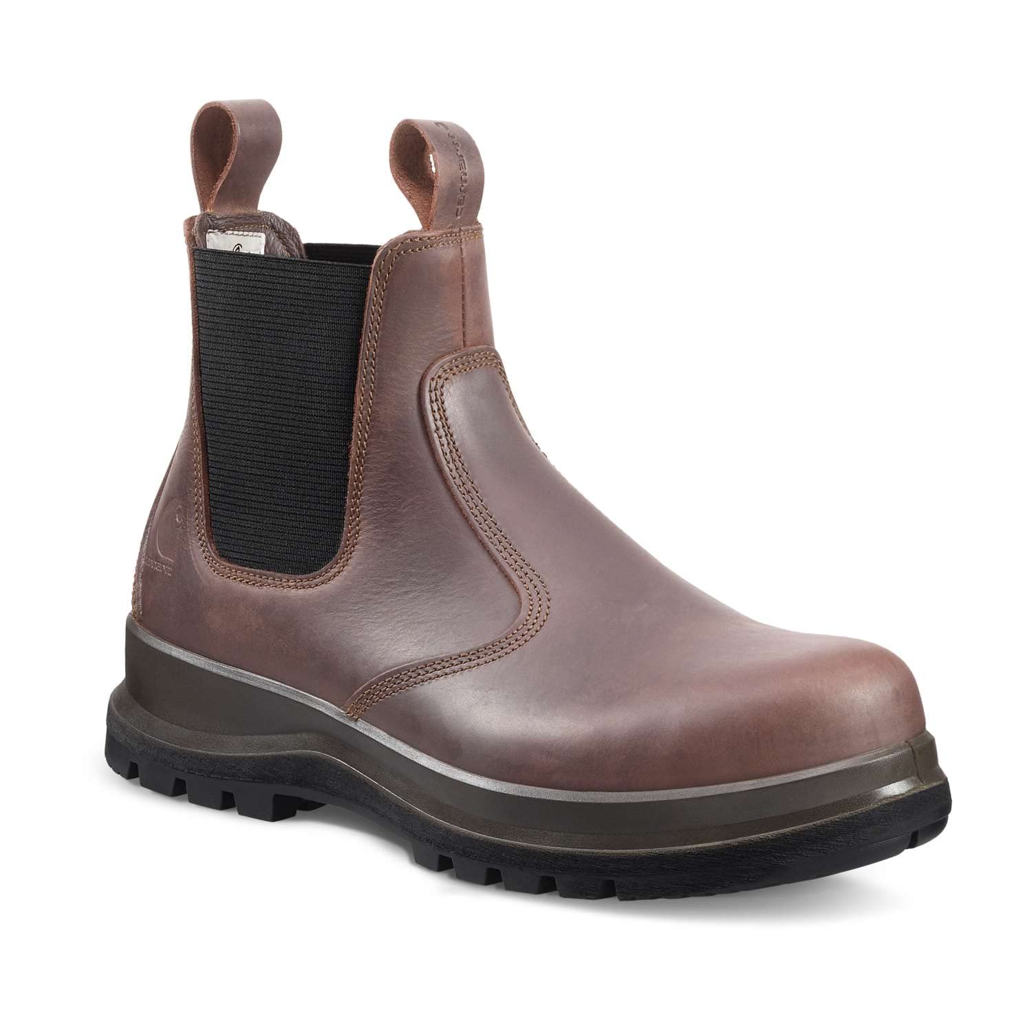 Carhartt Men's Carter Rugged Flex S3 Chelsea Safety Work Boots - Steel Toe, Slip Resistant, Electrical Hazard Protection for Construction & Industrial Work