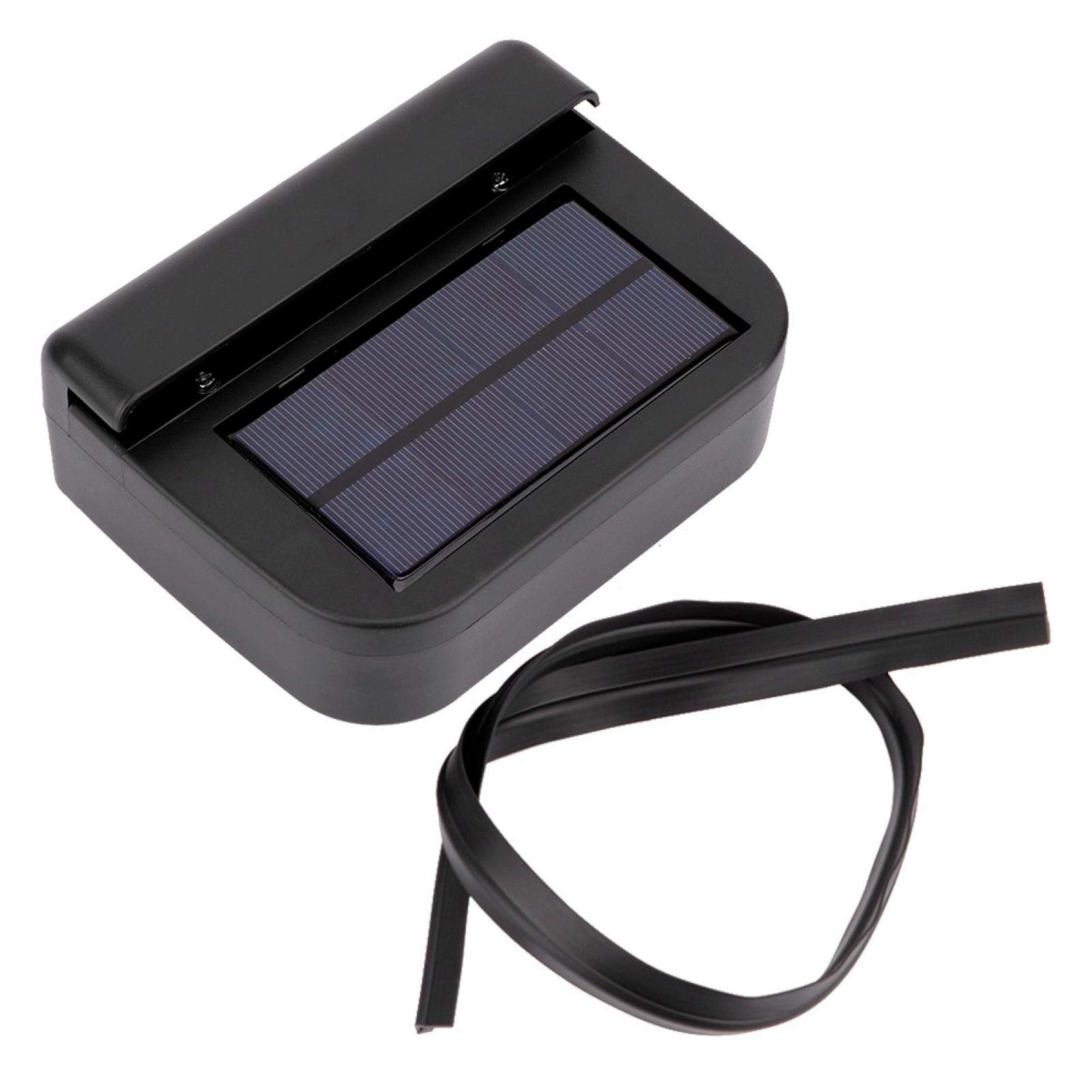 Solar Powered Car Cooling Fan - Auto Air Vent Ventilation System with Heater & Exhaust - Perfect for Summer Parking & Road Trips
