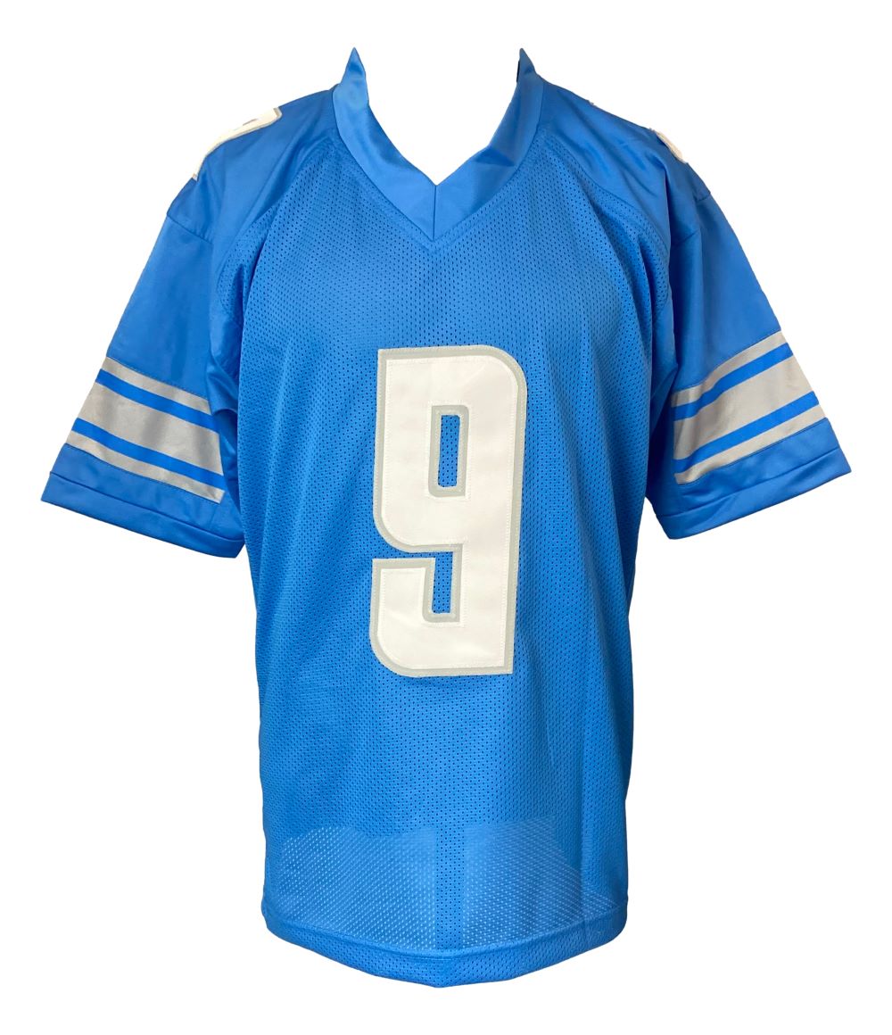 Jameson Williams Detroit Lions Signed Light Blue Football Jersey - Authentic NFL Collectible for Fans & Memorabilia Enthusiasts - Perfect for Display, Gifting, and Game Day Support