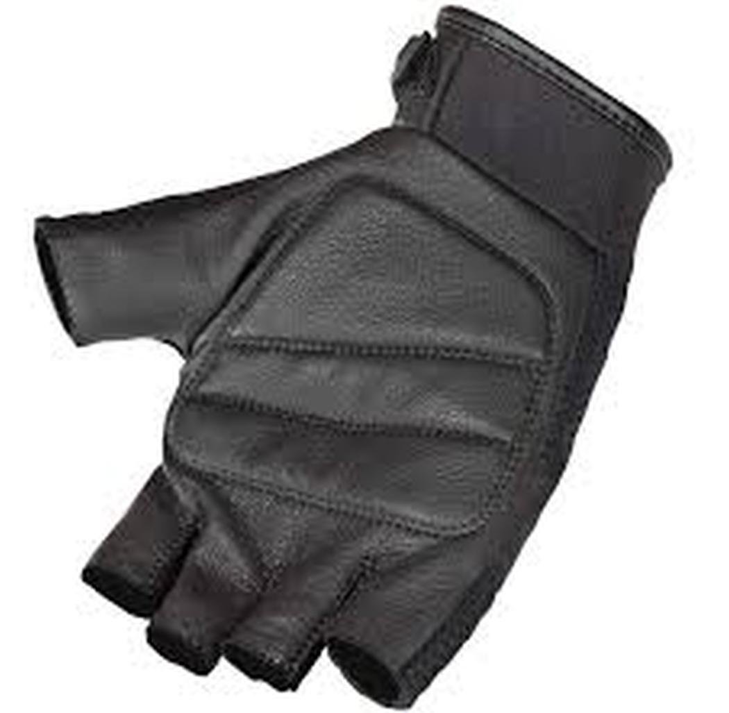 Joe Rocket Vento Fingerless Gloves - X-Large/Black - Motorcycle Riding Gloves for Men & Women - Comfortable & Breathable for Summer Riding, Cycling & Outdoor Activities