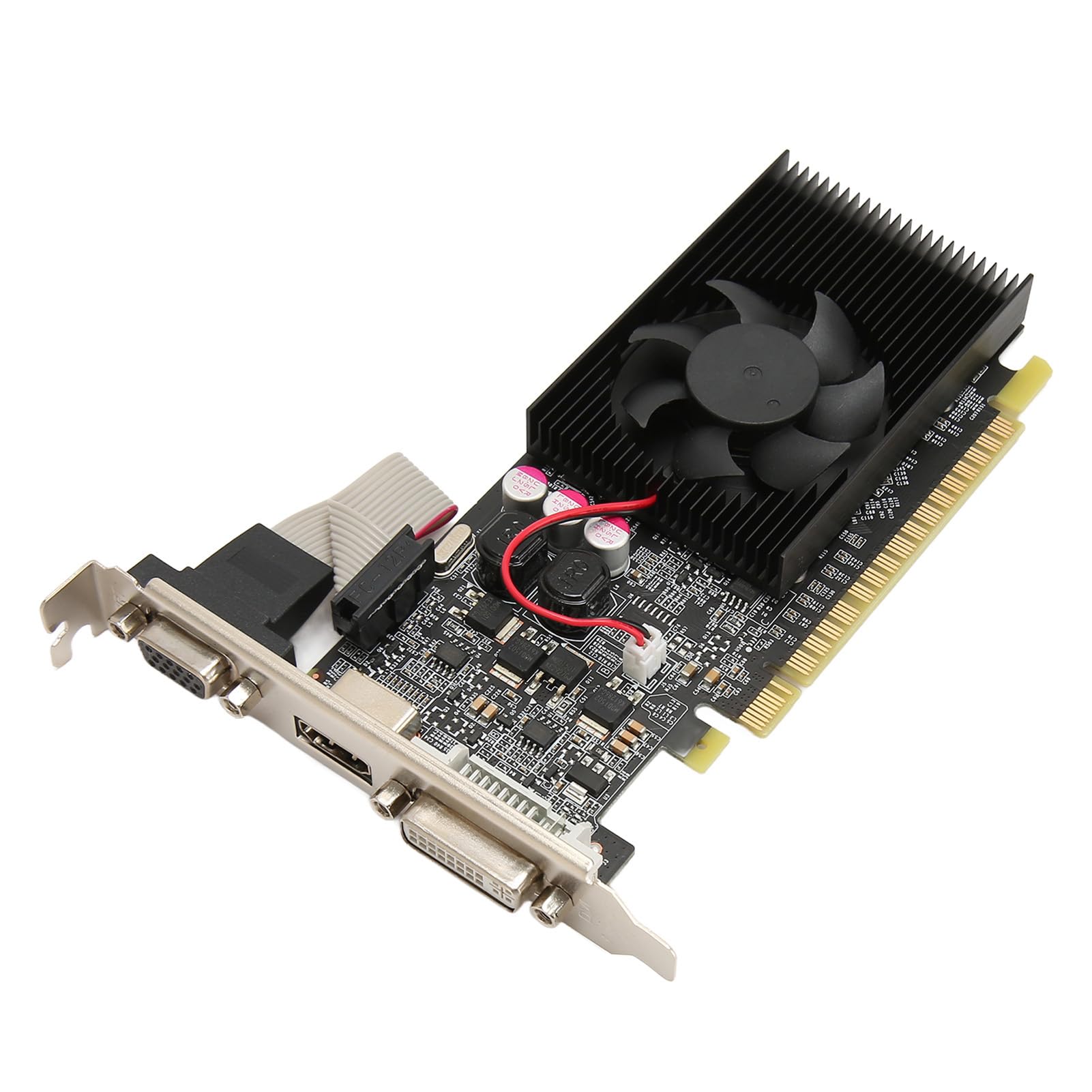 Jiawu 64bit Low Noise Discrete Graphics Card - Stable Performance for Desktop PC Gaming, Video Editing & Graphic Design