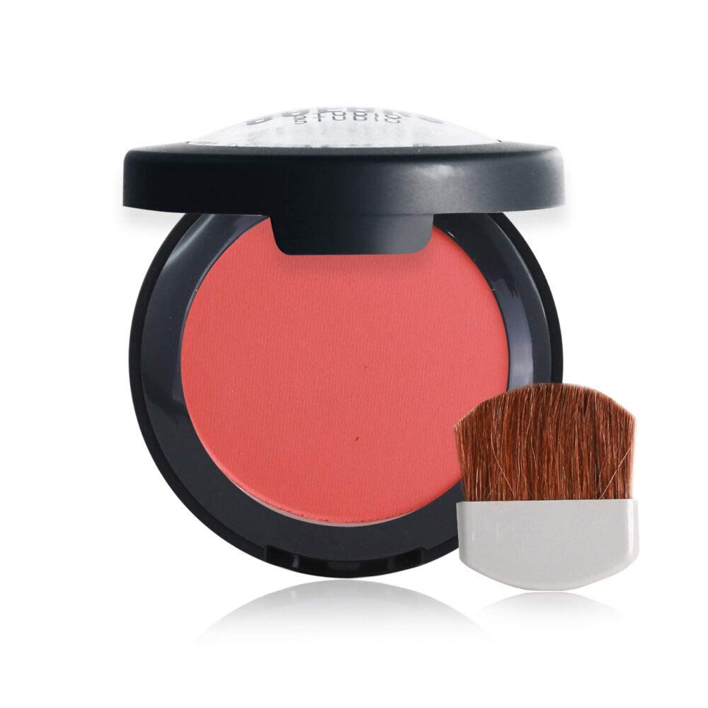 Sivanna Colors Make Up Studio Blush with Brush - Soft Matte Blush Palette for Cheeks, Natural Flush, Long-Lasting Wear - Perfect for Daily Makeup, Parties & Professional Makeup Artists